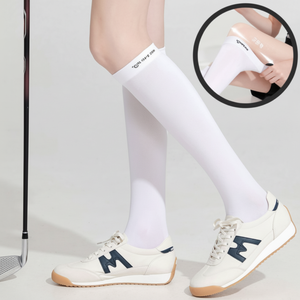 Calze da Golf da donna Slim Fit protezione UV sopra al ginocchio calze lunghe al ginocchio specifiche per lo sport - Product Image 1