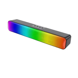 Scrivania Mini Soundbar altoparlante blu dente tripla modalità Audio 3D Soundscape Surround Subwoofer cassa Audio per computer portatile PC - Product Image 1