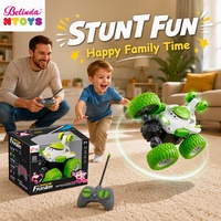 Belinda 360 °   Voiture RC de cascade à 360°, télécommandée 27 MHz, jouet pour enfants, 4 canaux, avec lumières, cadeau pour enfants
