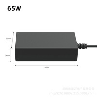Adaptor Charger AC Universal 65W 15V 16V 18.5V 19V 19.5V 20V 3.25A untuk Laptop HP Lenovo ASUS Acer Toshiba Samsung LG