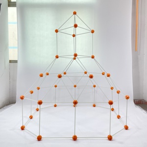 Blocs de forteresse de puzzle pour enfants, jouets parent-enfant, peuvent briller dans les blocs sombres 120pcs - Product Image 1