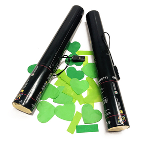 Di alta qualità elettrico cannone tubo tiratore con forma di <span class=keywords><strong>cuore</strong></span> coriandoli di carta a prova di fiamma cannone biodegradabile - Product Image 1