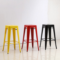 Tabourets de bar classiques colorés de style moderne, fabrication en usine, restaurants, bars à domicile, hôtels, chambres à coucher, salles à manger, salons