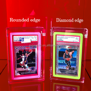 Carte de collection SYP Premium en acrylique PSAed Bumper Topps Now Youngest Goal Scorer Rookie Card Spain, colorée, avec protection UV - Product Image 2