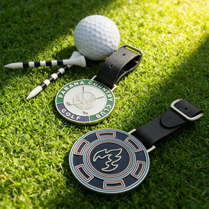 Etichetta Personalizzata in Metallo per Sacca da <span class=keywords><strong>Golf</strong></span> con Vari Design, Targhetta Identificativa Personalizzabile per Accessori da <span class=keywords><strong>Golf</strong></span> - Product Image 2