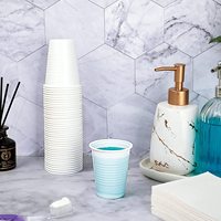5oz jetables en plastique PS portion tasses en plastique clair boissons thé jus tasses en plastique Portable fruits frais tasses