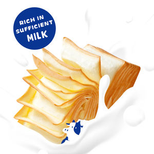 Pain à la farine de blé blanc doux de haute qualité avec beurre ajouté lait oeuf sucré mille couches toast déchiré à la main - Product Image 2