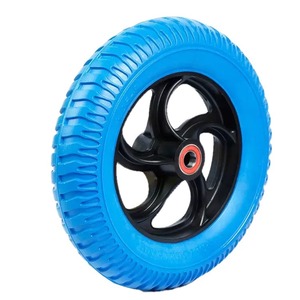 ล้อ PU ขนาด 2.50-4 ทำจากโพลียูรีเทนโฟมแบบแข็ง สำหรับรถเข็นมือ รถเข็นคลังสินค้า รถเข็นเครื่องมือ - Product Image 3