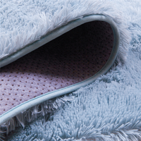 Weicher flauschiger Teppich PV Plüsch teppich für Wohnzimmer Long Pile Shaggy Carpet