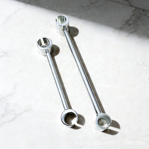 Llave Ajustadora de Bisagra Expuesta Sólida de 200mm, Doble Extremo Hexagonal, Métrica, de Acero con Alto Contenido de Manganeso, Herramienta Industrial para Reparación de Puertas y Ventanas - Product Image 5