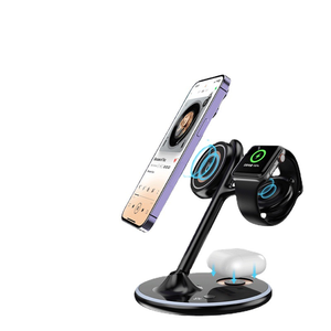Support de charge sans fil pour téléphone portable adapté à la charge de la montre <span class=keywords><strong>Apple</strong></span> Huawei Chargeur trois-en-un Type-C 15W Max pour Iphone - Product Image 1