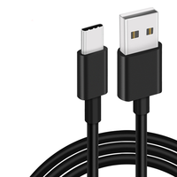 1M 2M 3M Cable USB Cable de datos de carga rápida de PVC para teléfono móvil 2A Carga y transmisión de datos Cable V8 tipo C