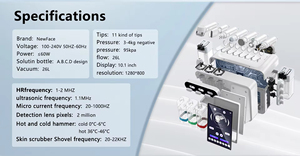 공장가 한국 스킨케어 미세 박피 기계 AI 피부 분석기 산소젯 고주파 EU 휴대용 페이셜 스파 - Product Image 5