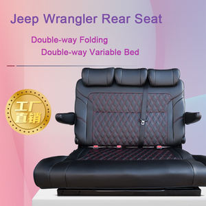 AutoLiuMa Voiture Auto Siège Lit Double-Way Pliant Jeep Wrangler Siège Arrière Spécial avec Accoudoirs <span class=keywords><strong>pour</strong></span> BJ40 SUV - Product Image 2