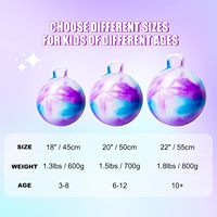 Balle gonflable géante en PVC écologique de 100 cm pour enfants, jouet de saut et de rebond, balle sauteuse marbrée