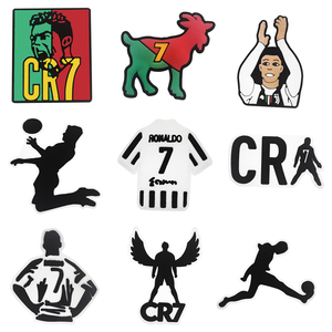 Breloques pour chaussures de football, boucles pour sabots de sport, accessoires en PVC pour sabots, breloques pour chaussures, pour la vente en gros, avec logo personnalisé, pour baskets pour hommes - Product Image 4