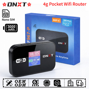 Router WiFi Portátil DNXT WiFi6 300Mbps 4G con Tarjeta SIM, Modo AP, Tipo-C, WiFi de Bolsillo para Viajes - Product Image 1