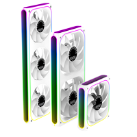 Ventilateur de refroidissement PC AntarcChill 360 mm avec affichage numérique de la vitesse, haute vitesse de rotation, débit d'air élevé, silencieux, pour boîtier d'ordinateur, radiateur, vente en gros