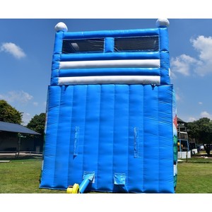 Toboggan gonflable d'hiver bleu et blanc avec <span class=keywords><strong>piscine</strong></span> scellée, 10x4.2x6m Équipement de jeu gonflable commercial - Product Image 6