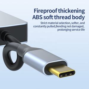 Adaptateur Hub <span class=keywords><strong>USB</strong></span>-<span class=keywords><strong>C</strong></span> 3.2 multifonction 5-en-1 10 Gbit/s pour MacBook <span class=keywords><strong>Pro</strong></span>, ordinateur portable, station d'extension, iPhone 17 <span class=keywords><strong>Pro</strong></span> - Product Image 3