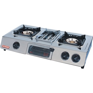 Xunda Chine Gros Cuisinière À <span class=keywords><strong>Gaz</strong></span> <span class=keywords><strong>3</strong></span> Brûleurs En Acier Inoxydable Table Cuisinière À <span class=keywords><strong>Gaz</strong></span> Plaques De Cuisson - Product Image 3