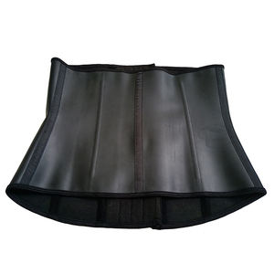 カスタムロゴXS高品質ファハスボディシェイパーロングトルソ9スチールボーン女性ラテックスウエストトレーナーコルセットベルト4フック付き - Product Image 4