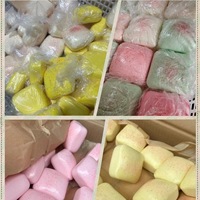 Jouet Squishy Mochi Style Japonais en PU, à Remontée Lente, Doux à Presser, en Forme de Petit Pain Grillé, Pain au Beurre, Aliment Squishy