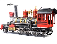 Vente flash : modèle de train américain Big Boy, locomotive à vapeur rétro, mini train en métal à vendre pour accessoires de photographie