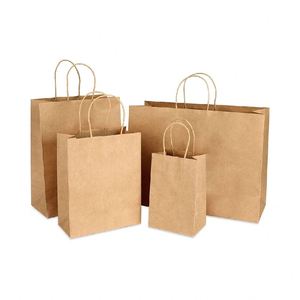 Custom Brand Logo Kraft Paper <b>Bag</b> Birthday Wedding Festival Party <b>Gift</b> <b>Bag</b> with Handle Luxury Black and <b>White</b> Kraft Paper <b>Bags</b> - Product Image 1