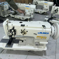 Machine à coudre industrielle Juki LU-1560N à double aiguille et pied entraîneur