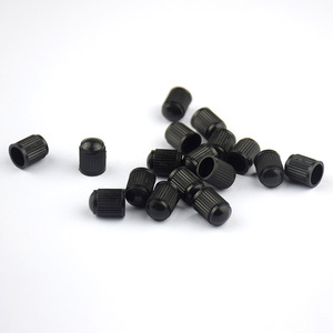 Black Plastic Valve <b>Caps</b> For Car And Bicycle Tires American Standard Tubeless Valve <b>Dust</b> Covers Replacement Repair Parts - Product Image 1