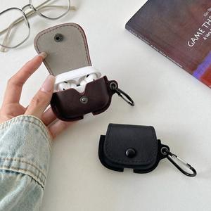 Estuche Protector para Auriculares a Prueba de Golpes para AirPods 2025 Pro 3, Estuche de Cuero Ejecutivo, Estuche para Auriculares Inalámbricos, Funda Protectora Estilo Mochila - Product Image 2