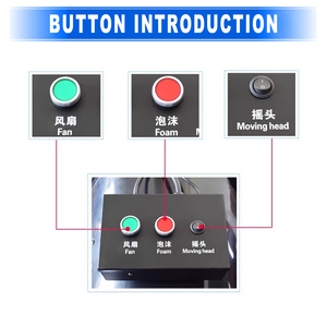 3000W Pulvérisation <span class=keywords><strong>Mousse</strong></span> Pistolet Souffleur Scène Effet Secouant Tête Pulvérisation Piscine Partie <span class=keywords><strong>Mousse</strong></span> Plage Fête Piscine - Product Image 3