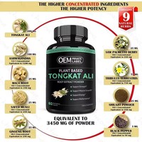 Kapsul Tongkat Ali Pil Peningkat Stamina Pria Ekstrak Herbal Maca Suplemen Kesehatan Otot Energi Pria