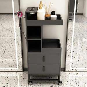 2025 moderne bois coiffeur Spa chariot Salon de beauté stockage outils chariot pour salon salle de bain chambre-salon de coiffure meubles - Product Image 6
