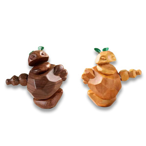 สโตนมาม่า 2 ชิ้นของตกแต่งโต๊ะทำงานแบบแม่เหล็กทำจากไม้ - Product Image 5
