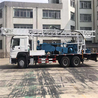 Foreuse rotative sur chenilles de 1500 m pour puits d'eau et mines, d'occasion