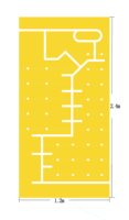 Gymnastique Musculation Exercice Fitness Studio Ninja Guerrier Obstacle Peg Maze Gym Escalade Peg Board Maze Wall