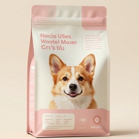 Sachet Doypack PE Personnalisé avec Logo Imprimé, Qualité Alimentaire, Anti-Fuite, Fermeture Éclair, Structure Flexible, Haute Résistance pour Croquettes pour Animaux