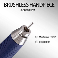 Nouvelle Technologie 2026 – Ponceuse à Ongles Professionnelle 60 000 tr/min en ABS Durable, Sans Balais, pour Acrylique et Gel