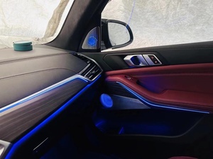 Iluminación ambiental del coche, altavoces de puerta delantera y trasera, luz nocturna, cubierta de altavoz de tono alto adecuada para BMW X5/X7 G05/G07 - Product Image 3