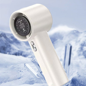 พัดลมไฟฟ้าขนาดเล็กของแท้พัดลมมือถือแบบชาร์จไฟได้พัดลมพกพาใช้แบตเตอรี่ - Product Image 1