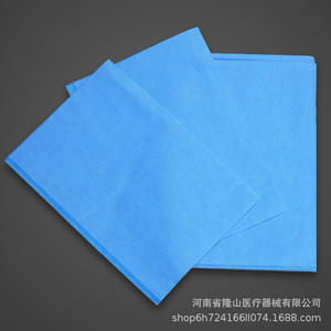 Draps de lit médicaux jetables Hongran, stériles, non tissés, à usage unique, 50x60, 80x150, 80x160, 80x200, 100x200, bleus - Product Image 4