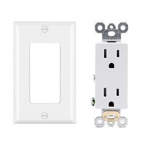 Tomacorriente GFCI de Plástico de Grado Industrial TR 20A 125V con Autoprueba, Estándar Americano, para Receptáculo de Falla a Tierra Homologado en EE. UU. y Filipinas - Product Image 1