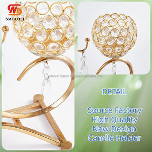 Support de bougie rectangulaire en acrylique miroir lisse, design élégant, 118 cm, pour mariage et décoration intérieure de luxe - Product Image 2