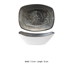 Cuenco Rectangular Crater 10 × 7.5 cm Gural - Product Image 3