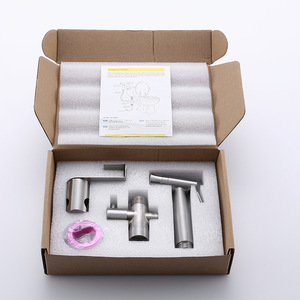 304 Stainless Steel Bidet <b>Spray</b> <b>Set</b> G1 2 Interface Wall Mounted With Flexible Hose And Valve For Toilet Cleaning - Product Image 3