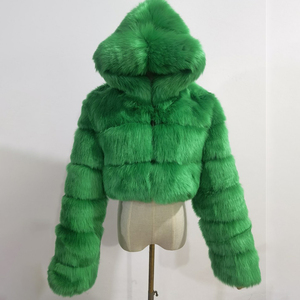 <span class=keywords><strong>Manteau</strong></span> en fausse <span class=keywords><strong>fourrure</strong></span> de renard pour <span class=keywords><strong>femme</strong></span> <span class=keywords><strong>avec</strong></span> manches longues et coupe décontractée pour un mouvement confortable - Product Image 6