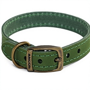 Collar de Cuero Ancol Timberwolf para Perros, Verde, Talla 3 (28-36 cm) - Product Image 1
