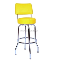 Tabouret de bar moderne en métal, durable, réglable en hauteur, chaise de comptoir élégante, couleur personnalisable, siège de pub industriel – Vente en gros